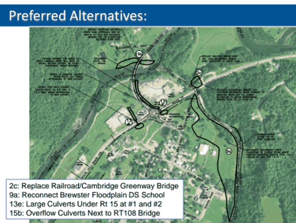 preffered alternatives from Jeffersonville flood study