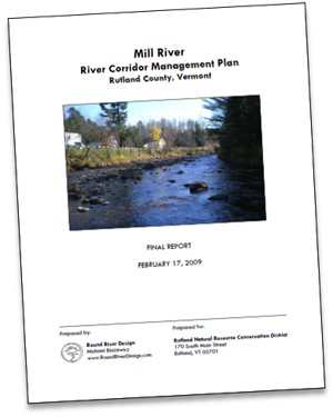 Image of the Mill River river corridor management plan.