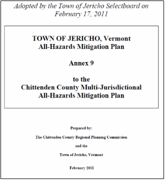 Cover of Jericho Hazard Mitigation Page